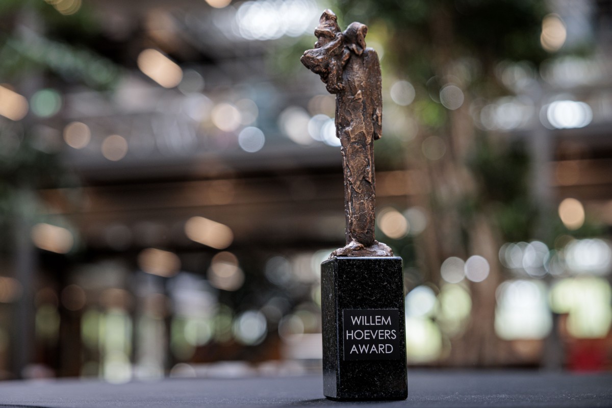 Bronzen beeldje Willem Hoevers Award